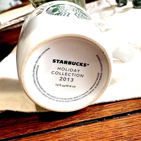 STARBUCKS HOLIDAY CHRISTMAS COLLECTION 2013. Made in Thailand. Hardly used.14 oz - Picture 8 of 9